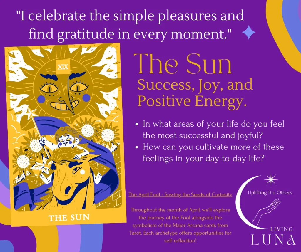 The Sun tarot card