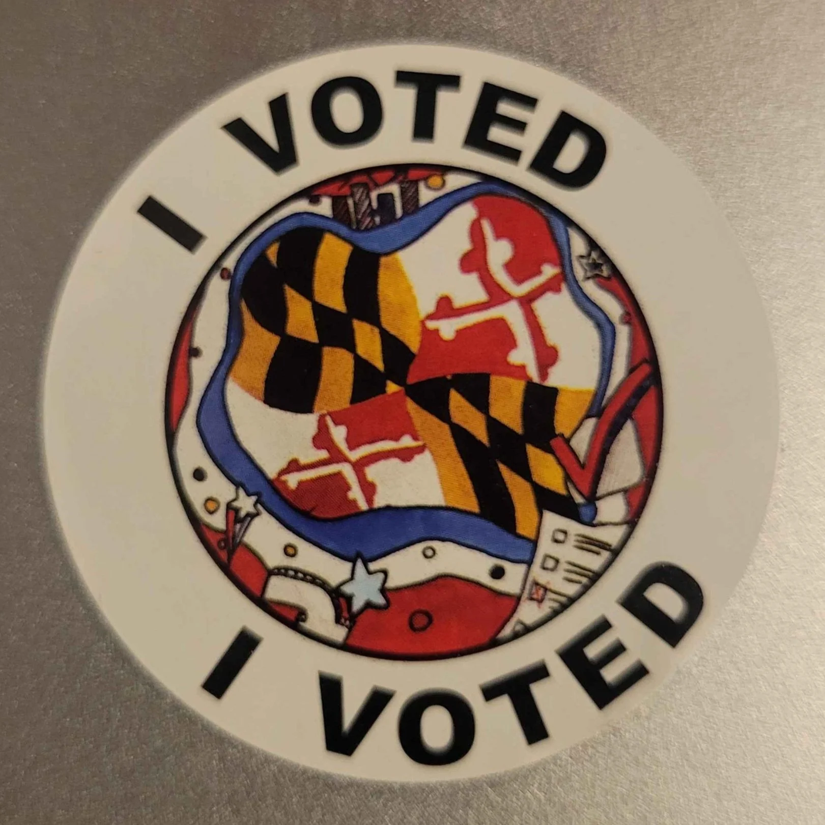 I Voted sticker