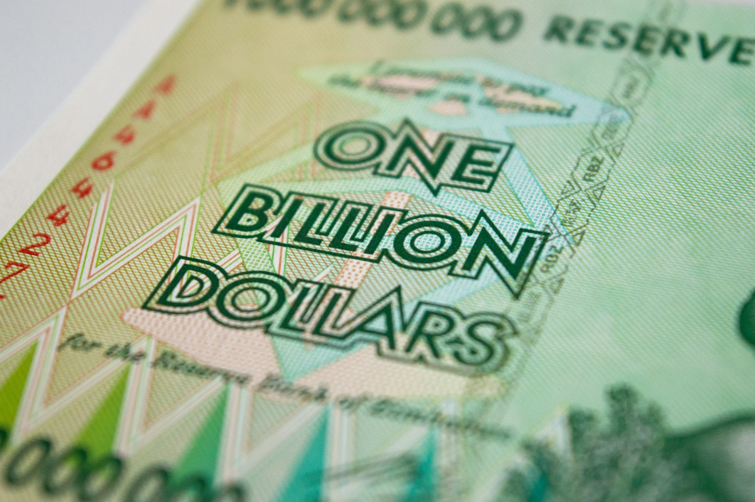 One billion dollar bill