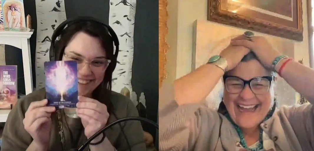 Safrianna Lughna and Dr. Melissa Bird on a Zoom call